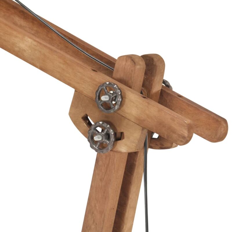 Rustica - gulvlampe i mangotræ og metal