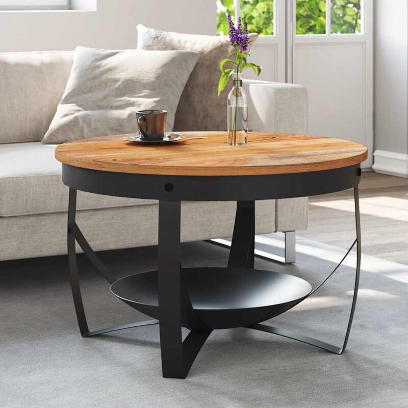 Tidløst sofabord i massivt akacietræ - Flere størrelser