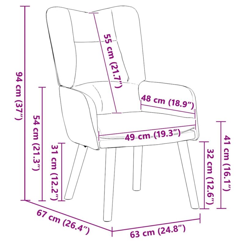 Minto Lænestol - Mørkegrå