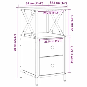 Svala - Sengebord i et tidløst design