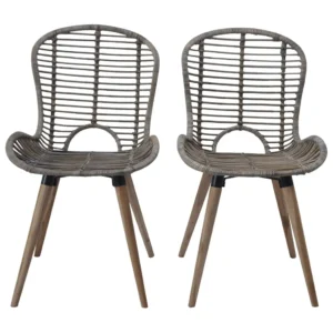 image_2_246853 Modern - Spisebordsstole 2-6 Stk. Naturlig Rattan
