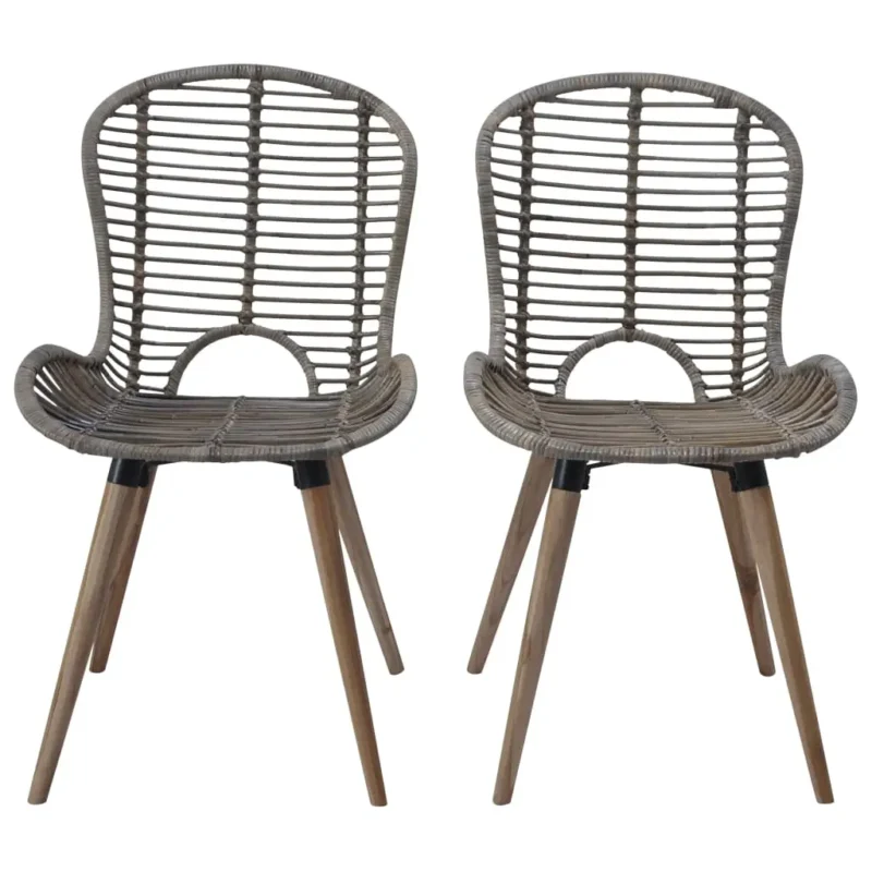 image_2_246853 Modern - Spisebordsstole 2-6 Stk. Naturlig Rattan
