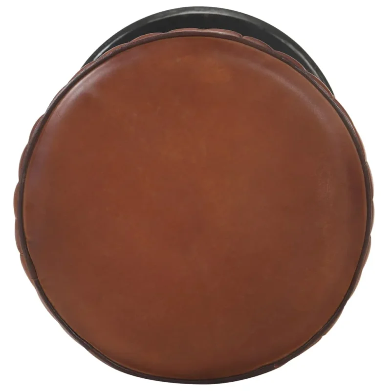 SIMI Barstol i ægte læder - to farvevarianter