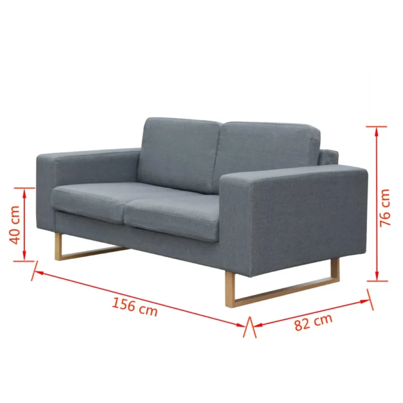 Nordic 2-personers Sofa - Flere slags farver