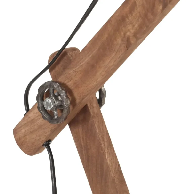 Rustica - skrivebordslampe i mangotræ og metal