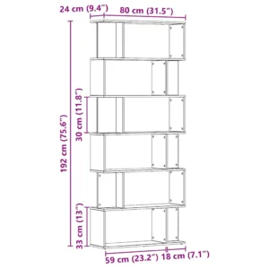 Camus - Unik formet bogreol i flere farver